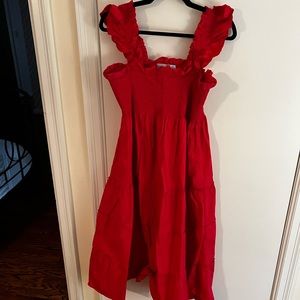 Red Ellie Nap Dress by Hill House